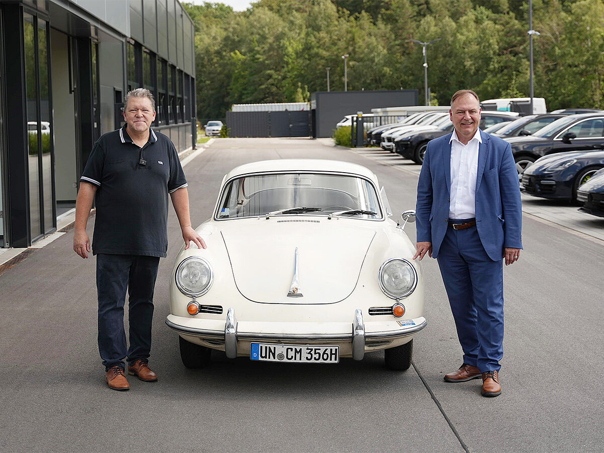 Der legendäre Porsche 356 aus dem Porsche Zentrum Kaiserslautern