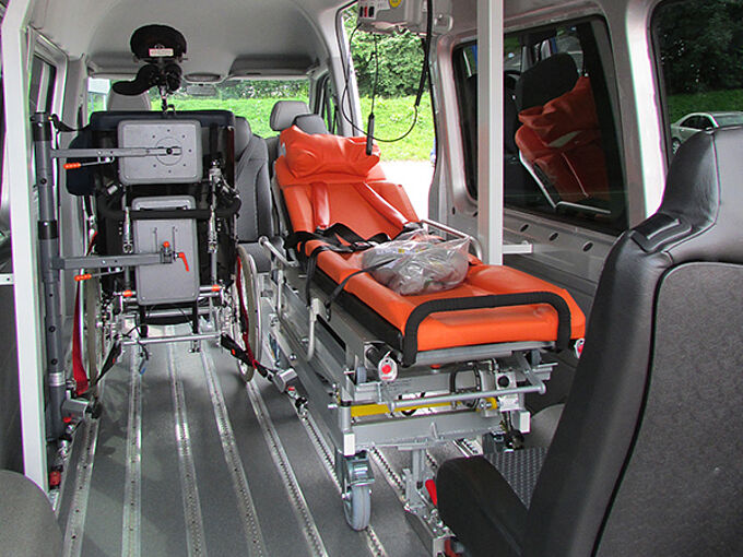 Liegend-Transport mit SmartFloor