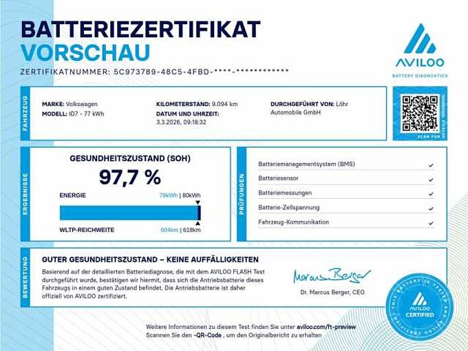 Volkswagen ID.7 Tourer Pro /MatrixLED/AR-HuD/pACC/Navi Max ID7